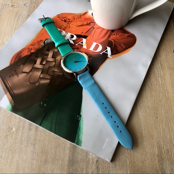 Velvet Firefly Accessories - 🆕RAINBOW Wristwatch in Afternoon Blue